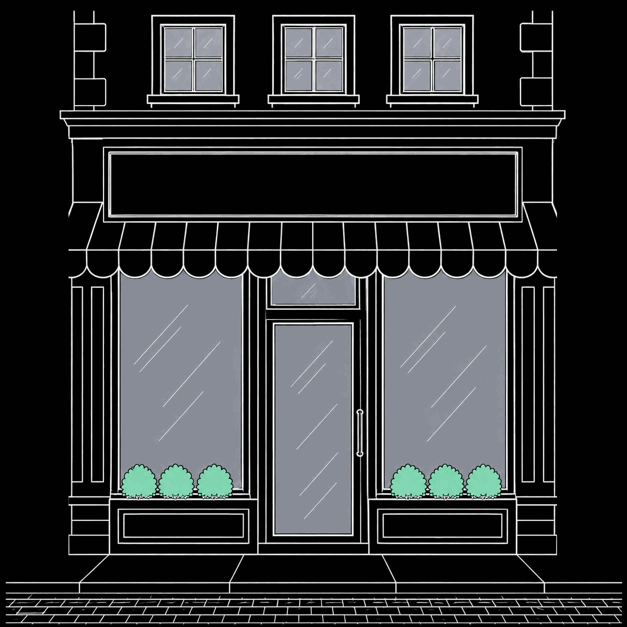 The Shears & Beards storefront
